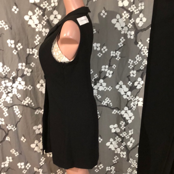 NWT BCBGenerations Black Sleeveless Coat Dress - Picture 5 of 8
